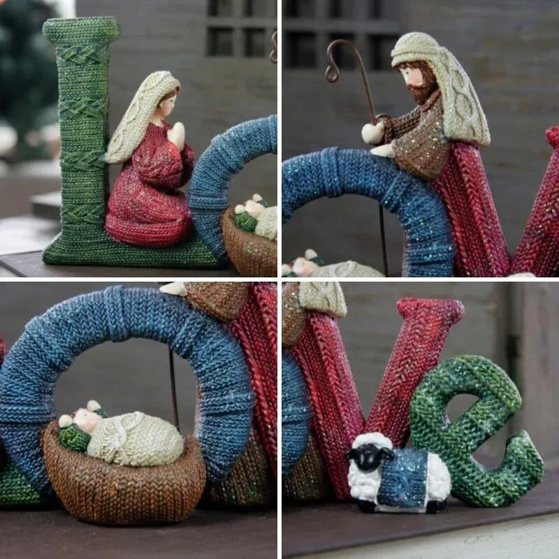 Handcrafts Family Nativity Statue -  - #tag1#