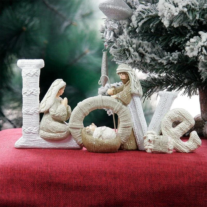Handcrafts Family Nativity Statue -  - #tag1#