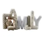 Handcrafts Family Nativity Statue tag1