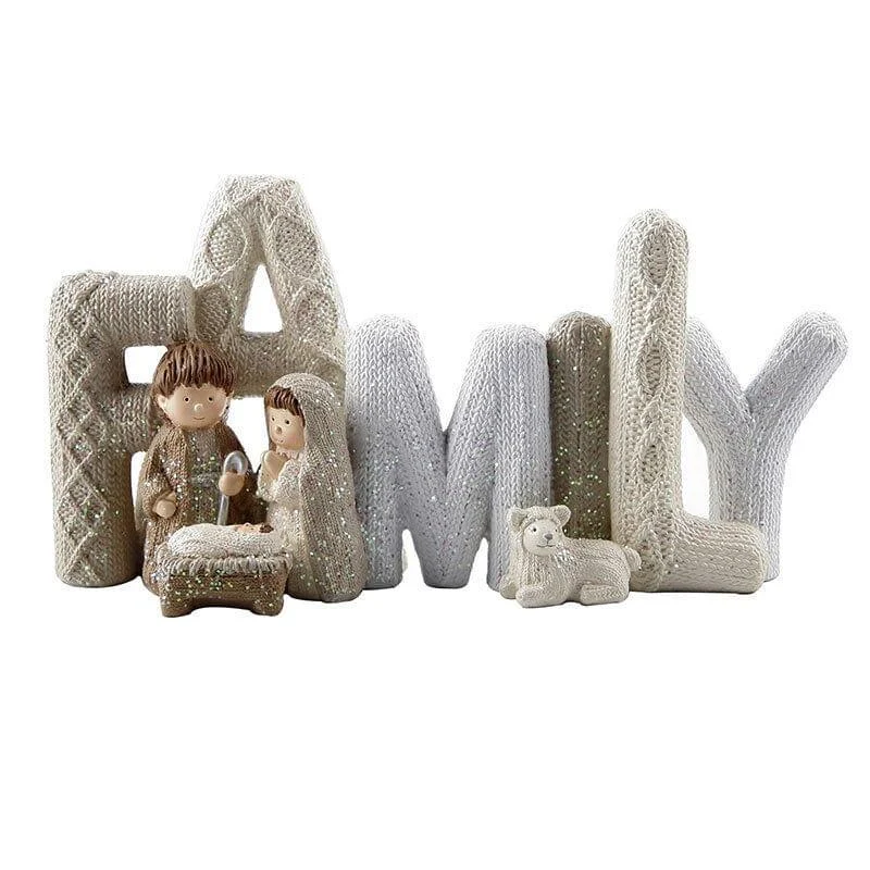 Handcrafts Family Nativity Statue -  - #tag1#
