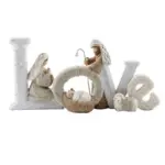 Handcrafts Family Nativity Statue tag1