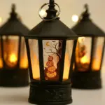 Handheld LED Candle Wind Light for Halloween Decorations and Parties tag1