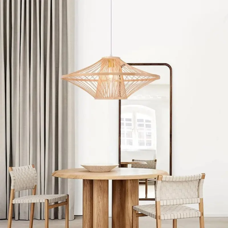 HandicraftCeilingLightMid centuryHandmadeBambooLamps