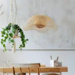 Handmade Bamboo Hanging Lamp tag1
