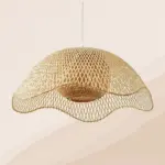 Handmade Bamboo Hanging Lamp tag1