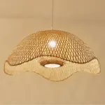 Handmade Bamboo Hanging Lamp tag1