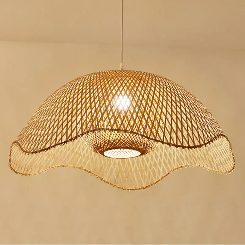 Handmade Bamboo Hanging Lamp tag1