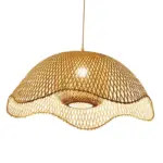 Handmade Bamboo Hanging Lamp tag1
