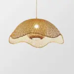 Handmade Bamboo Hanging Lamp tag1