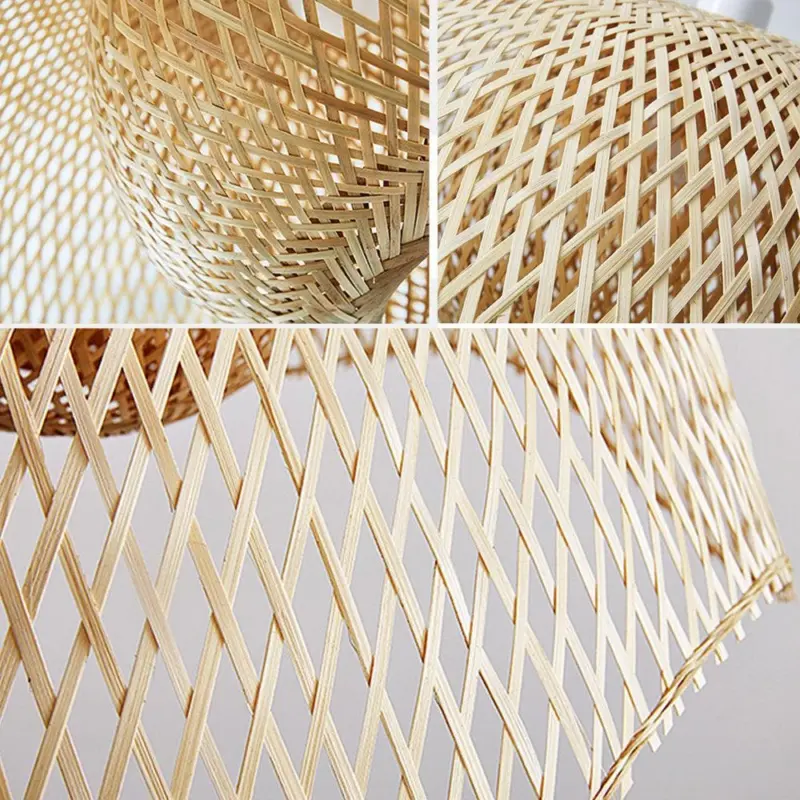Handmade Bamboo Hanging Lamp tag1