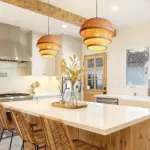 Handmade Bamboo Island Pendant Lamp tag1