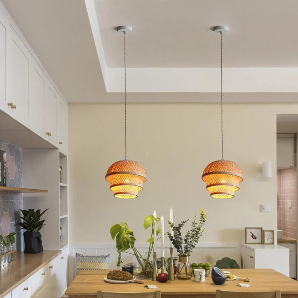 Handmade Bamboo Island Pendant Lamp -  - #tag1#