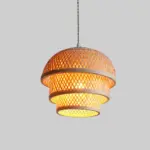 Handmade Bamboo Island Pendant Lamp tag1