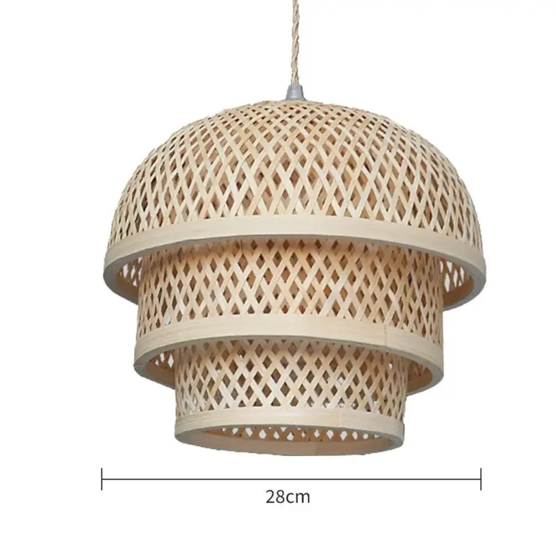 Handmade Bamboo Island Pendant Lamp tag1