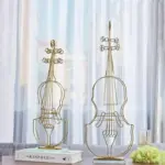 Handmade Brass Crystal Violin