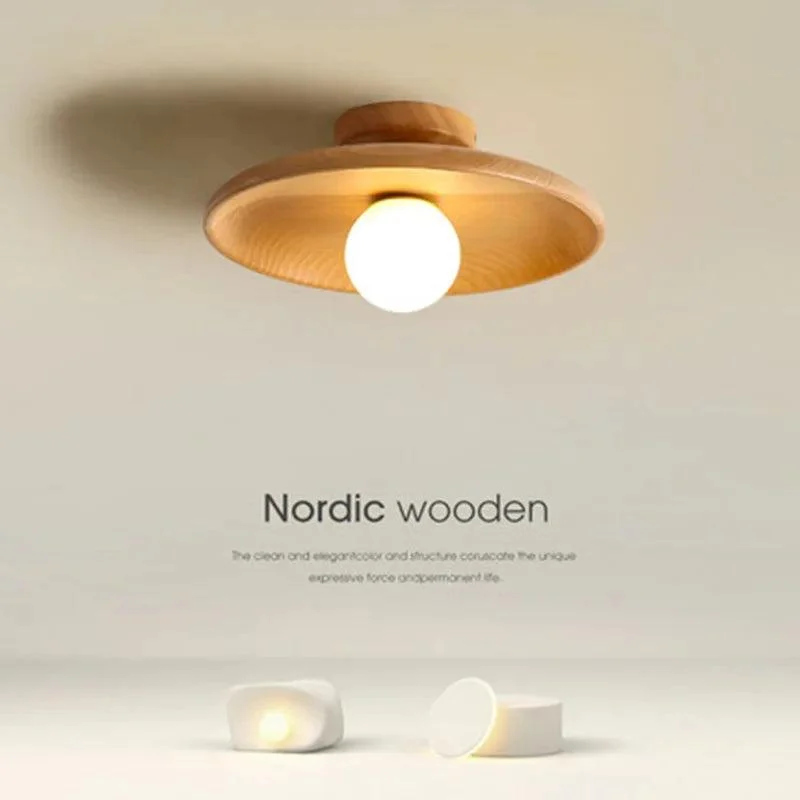Handmade Ceiling Lamp - Wood -  - #tag1#
