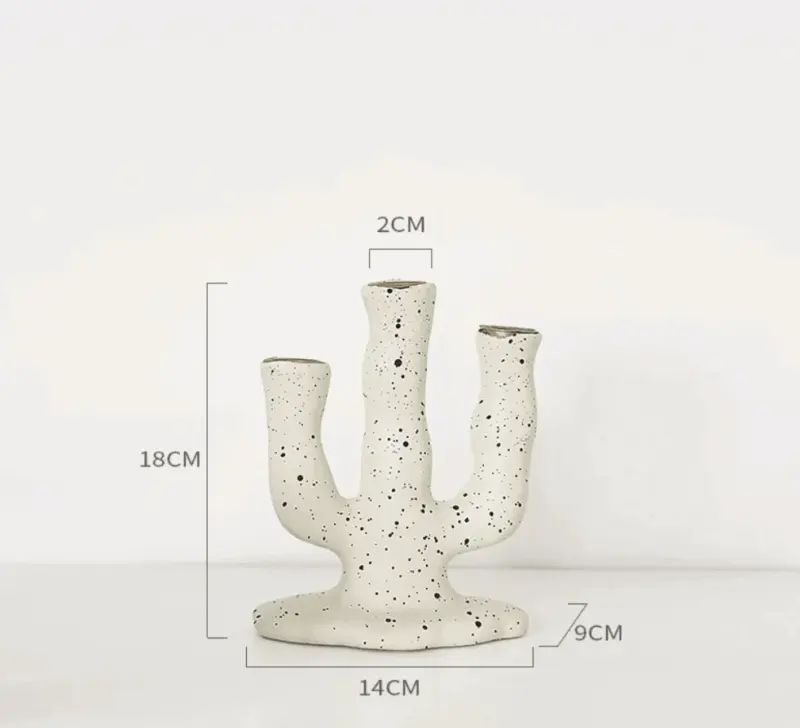 Handmade Ceramic Candlestick Terra tag1
