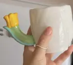 Handmade_Ceramic_Tulip_Mug_with_Floral_Spoon_-_-4199940 Handmade Ceramic Tulip Mug with Floral Spoon