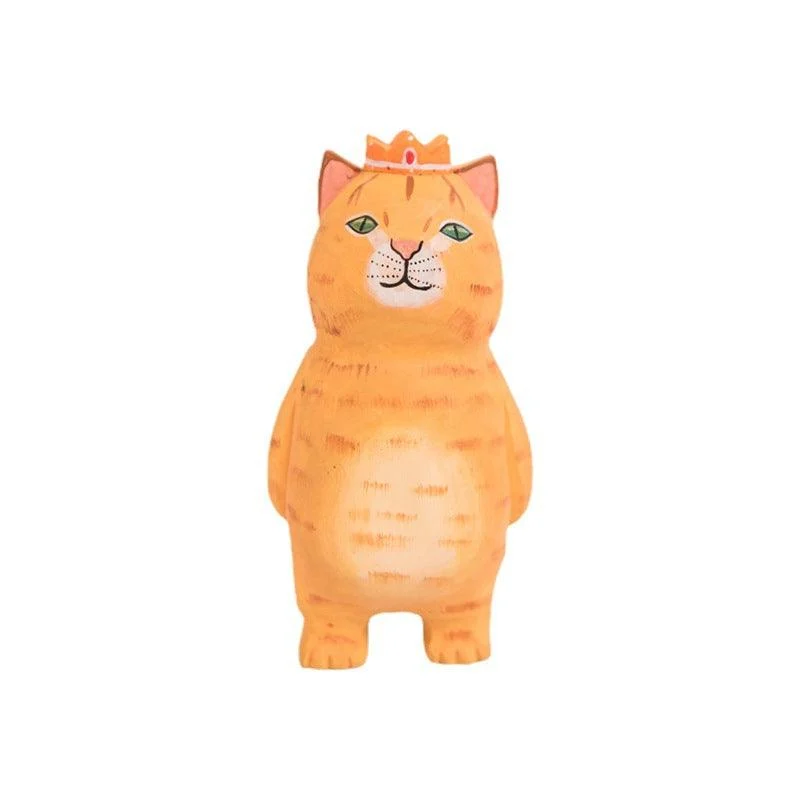 Handmade Cute Cat Wood Carving Ornaments -  - #tag1#