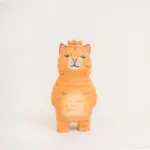 Handmade Cute Cat Wood Carving Ornaments tag1