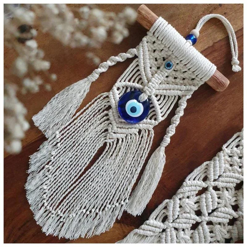 Handmade Evil Eye Wall Hanging -  - #tag1#