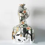 Handmade Flower Girl Sculpture