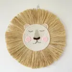 Handmade Lion wall decoration Baby room Ornament tag1