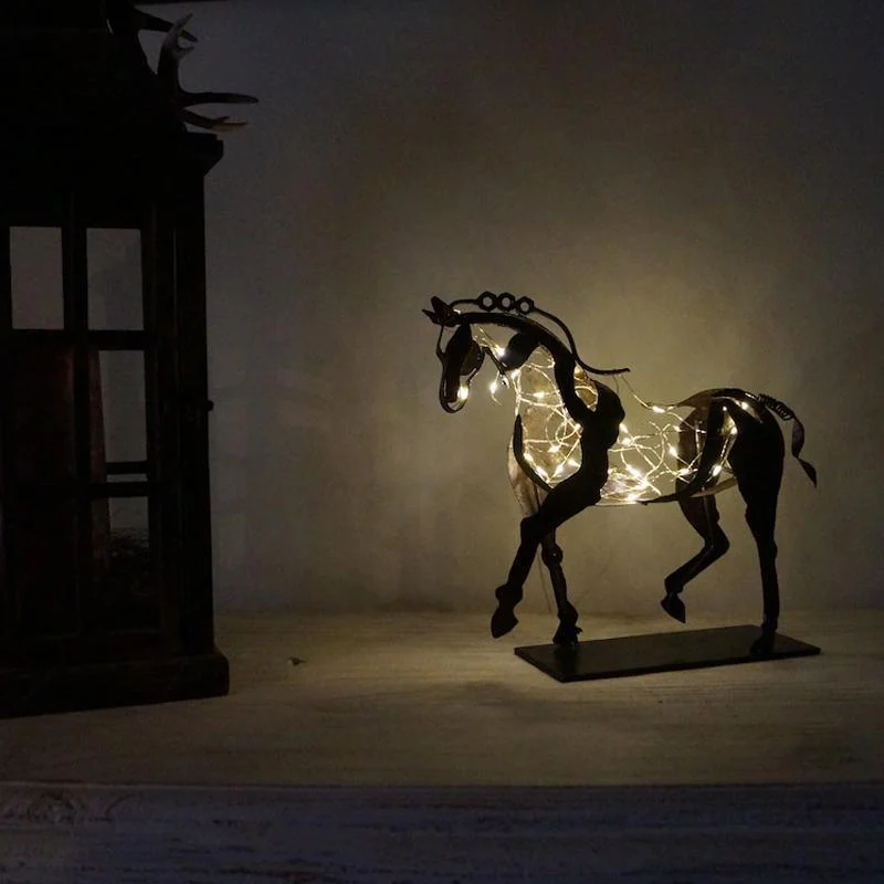 Handmade Metal Horse Sculpture "Adonis" -  - #tag1#
