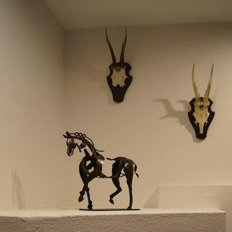 Handmade Metal Horse Sculpture "Adonis" -  - #tag1#