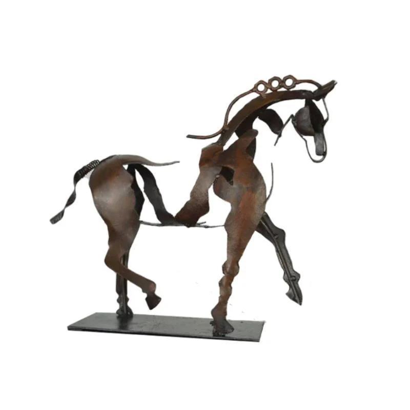 Handmade Metal Horse Sculpture "Adonis" -  - #tag1#