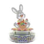Handmade Point Diamond Halloween Decoration Music Box tag1