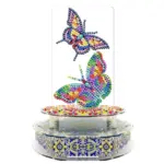 Handmade Point Diamond Halloween Decoration Music Box tag1