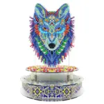 Handmade Point Diamond Halloween Decoration Music Box tag1