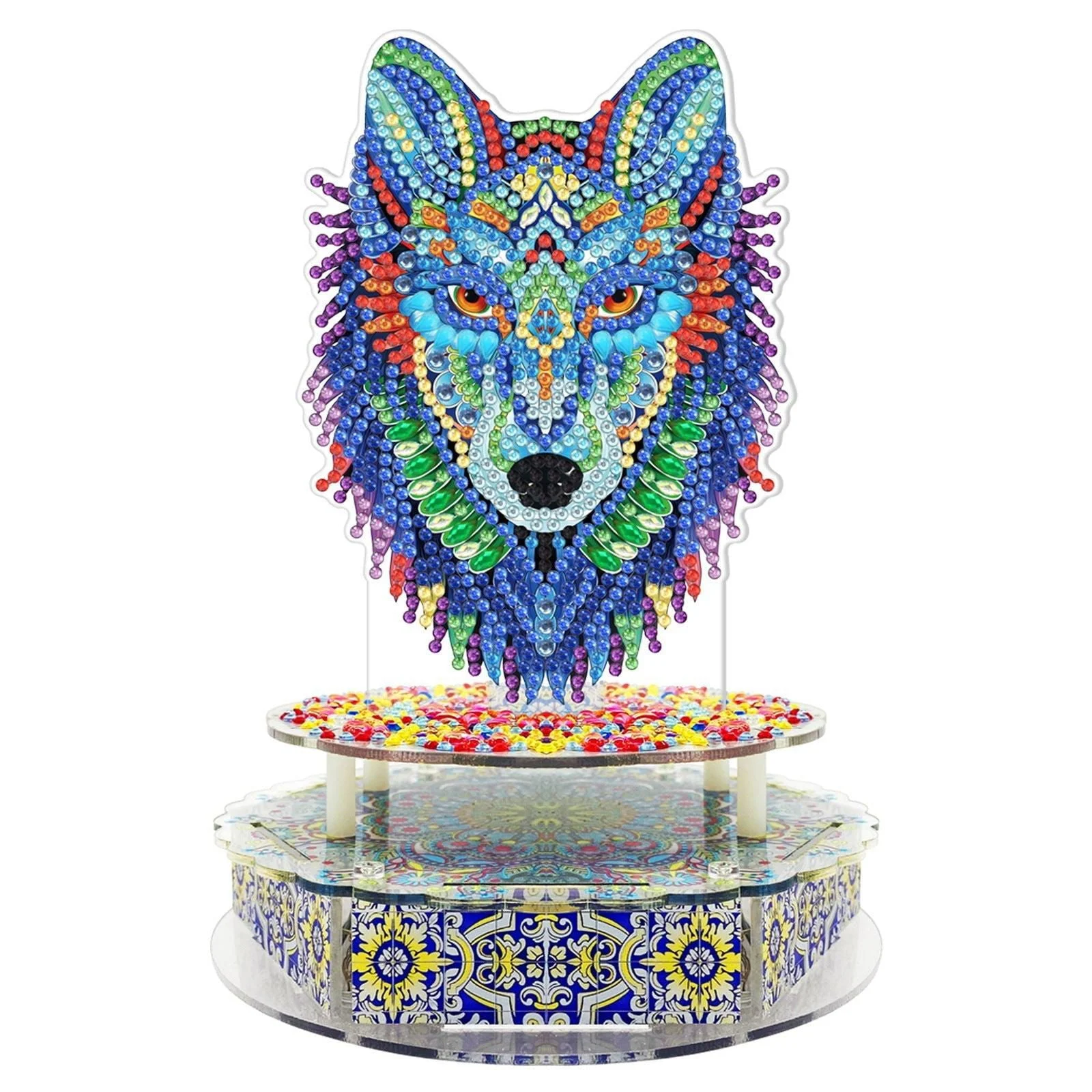 Handmade Point Diamond Halloween Decoration Music Box -  - #tag1#