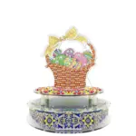 Handmade Point Diamond Halloween Decoration Music Box tag1