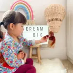 Handmade Wicker Hot Air Balloon Natural Rattan Decorative 30cm x 22cm tag1