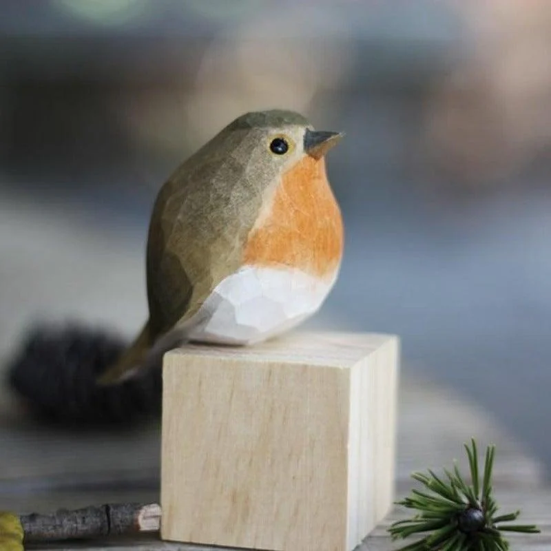 Handmade Wooden Birds - Vogely - Rustic Decoration - Unique Design -  - #tag1#