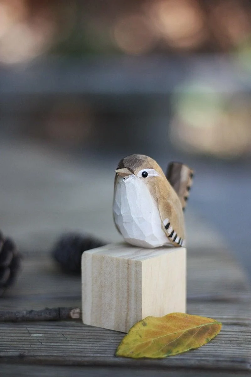 Handmade Wooden Birds - Vogely - Rustic Decoration - Unique Design -  - #tag1#