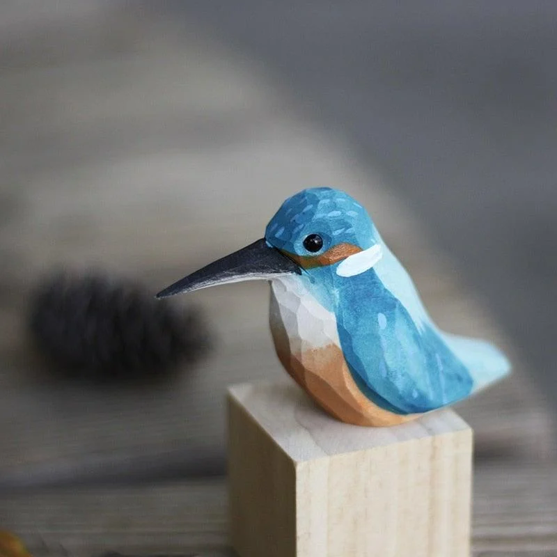 Handmade Wooden Birds - Vogely - Rustic Decoration - Unique Design -  - #tag1#