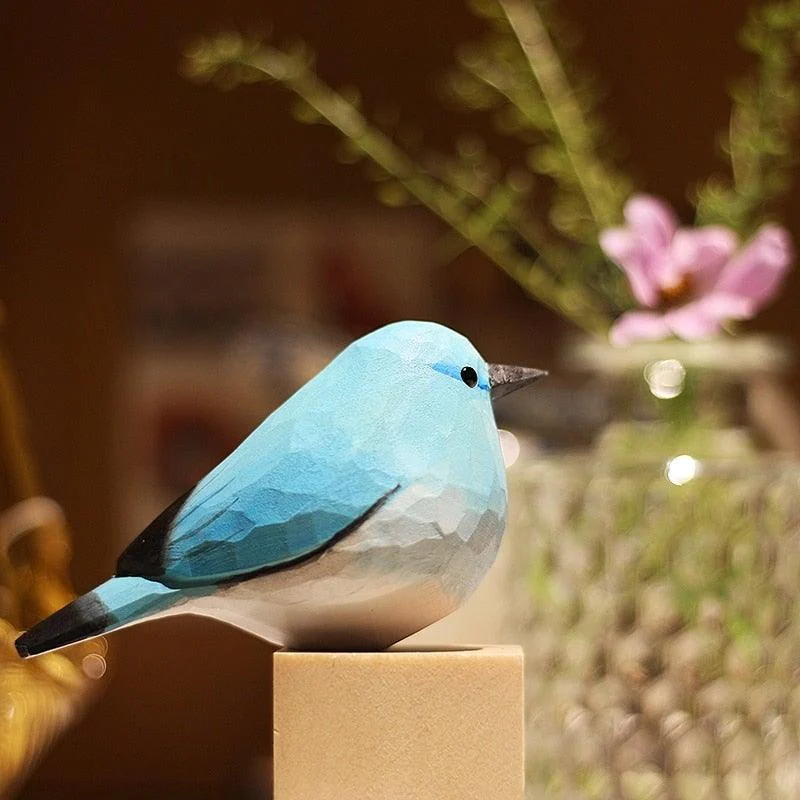 Handmade Wooden Birds - Vogely - Rustic Decoration - Unique Design -  - #tag1#