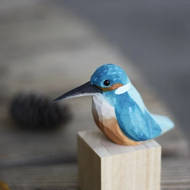 Handmade Wooden Birds - Vogely - Rustic Decoration - Unique Design -  - #tag1#