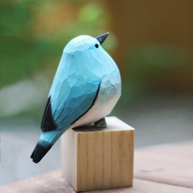Handmade Wooden Birds - Vogely - Rustic Decoration - Unique Design -  - #tag1#
