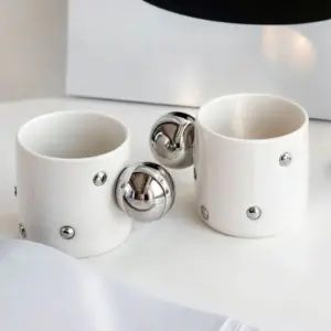 Handmade porcelain cup