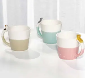 Handpainted Ceramic Cat Lover Mug