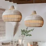 HandwovenRattanKitchenIslandPendantLightingWickerLampShade Homdiy
