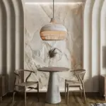 HandwovenRattanKitchenIslandPendantLightingWickerLampShade Homdiy