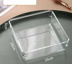 Handy Acrylic Transparent Stationery Storage Box