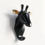 Hang Your Keys in Style with Animals Head Key Hook Wall Hanger Rack Holder Unique and Practical