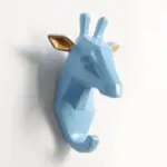 Hang Your Keys in Style with Animals Head Key Hook Wall Hanger Rack Holder Unique and Practical