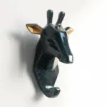 Hang Your Keys in Style with Animals Head Key Hook Wall Hanger Rack Holder Unique and Practical